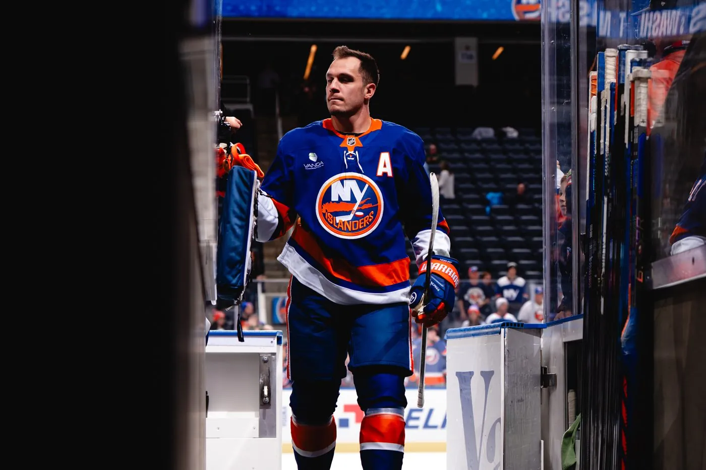 New York Islanders hockey game candid sports photography