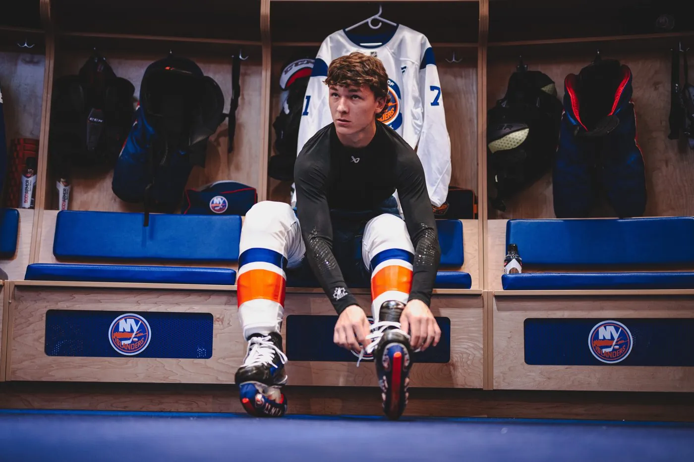 NHL sports photography capturing the energy of game night in New York
