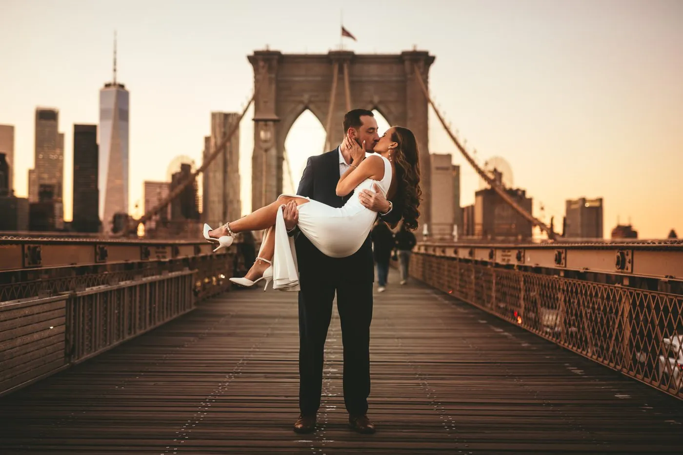New York City wedding photography — candid, emotional moment